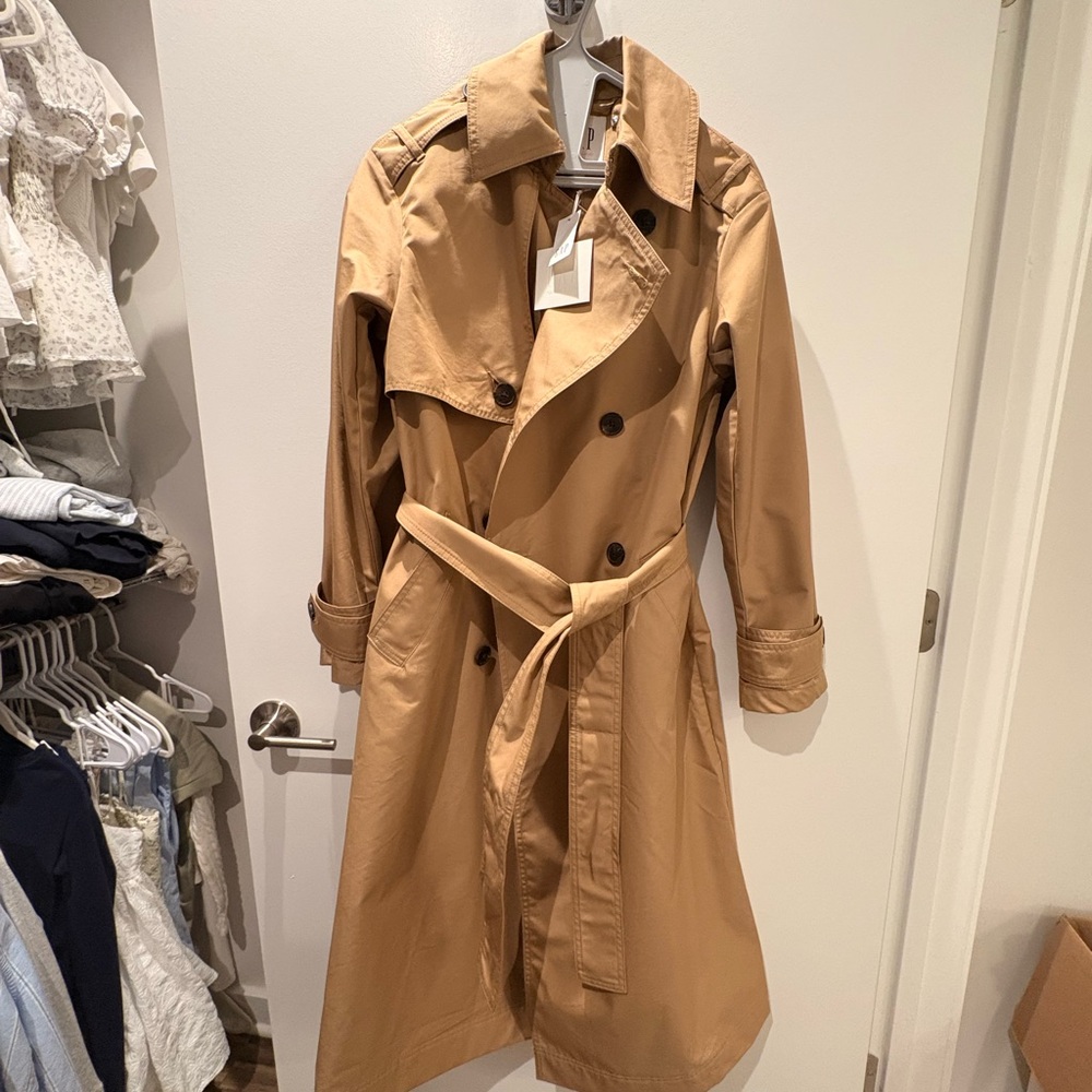 NWT Sandy Liang X GAP Bow Back Trench Coat